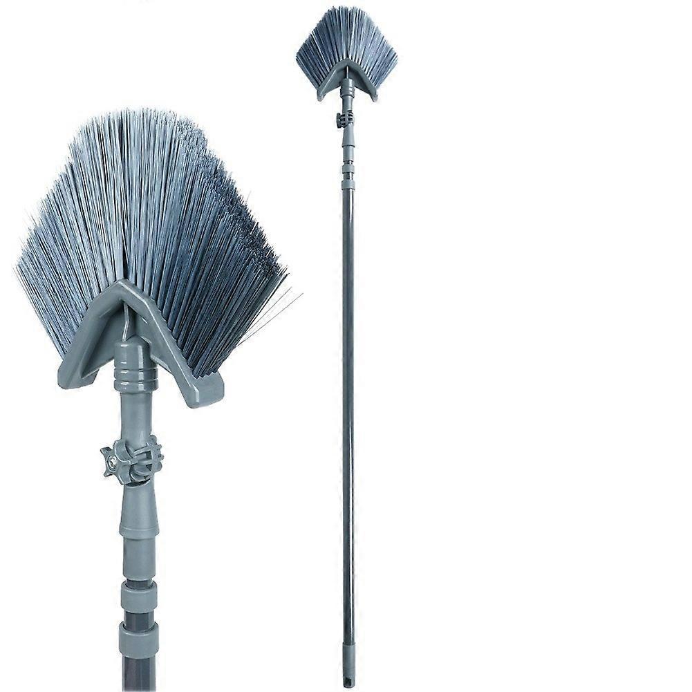Telescopic Sweeper with Adjustable Triangular Brush