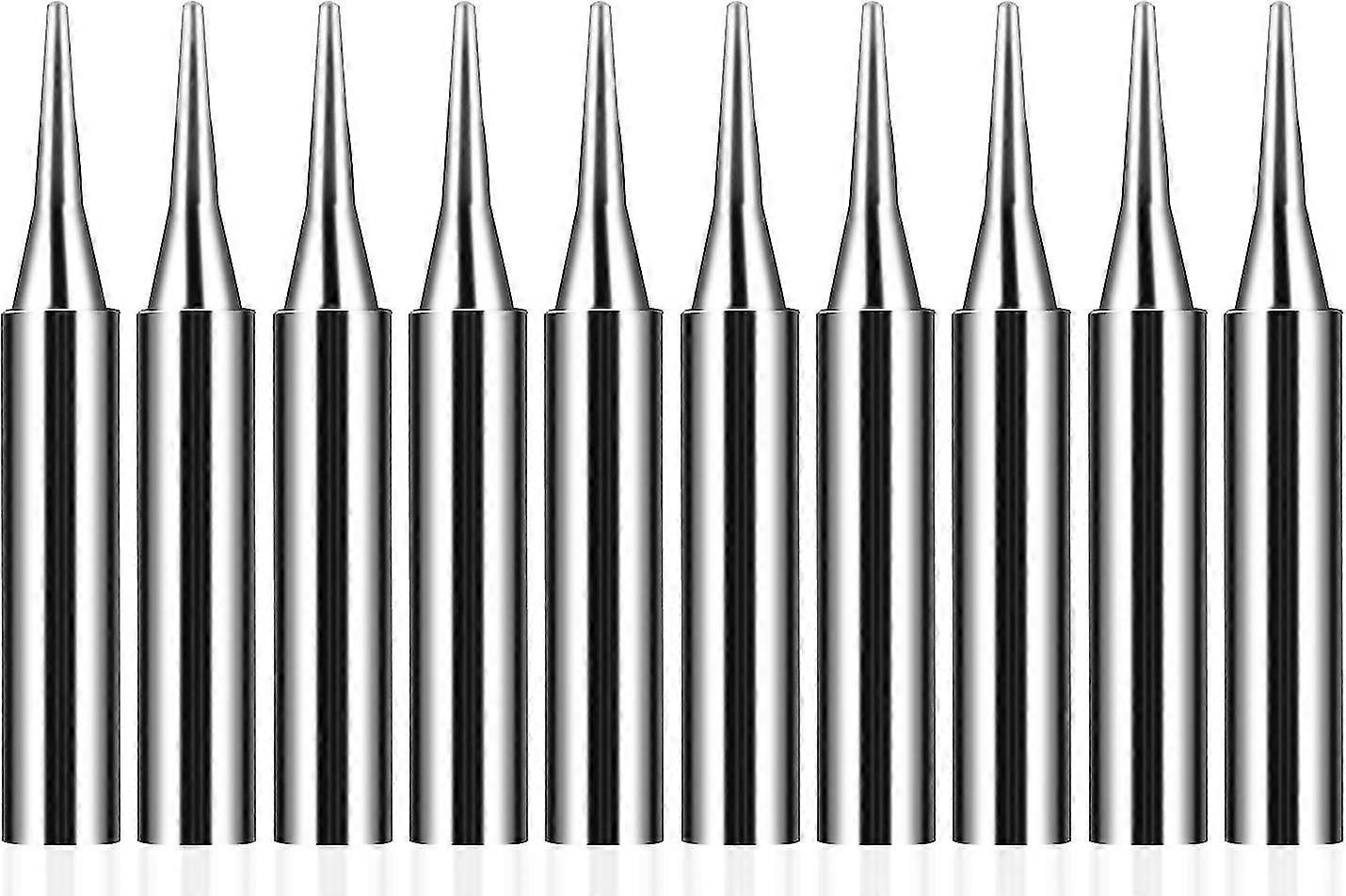 10pcs Soldering Tips, Soldering Iron Sharp Replacement Solder Tips Soldering Lead Free 900m-t-i Low Temperature Soldering Station, Versatile And Durab