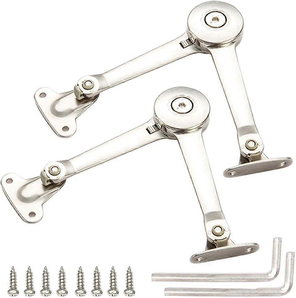 2-piece lid support hinge with soft closing support hinge Folding lid Hinge buffer damper