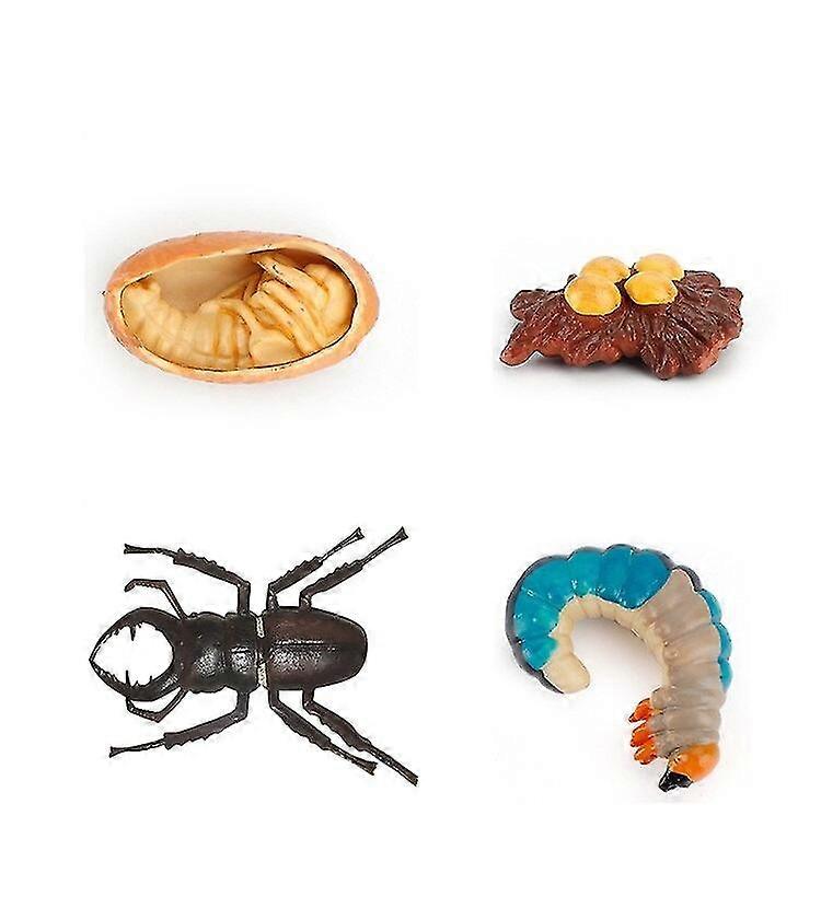 Black Stagworm Miniature Figurines Model, Creatures Toy Figurines Set