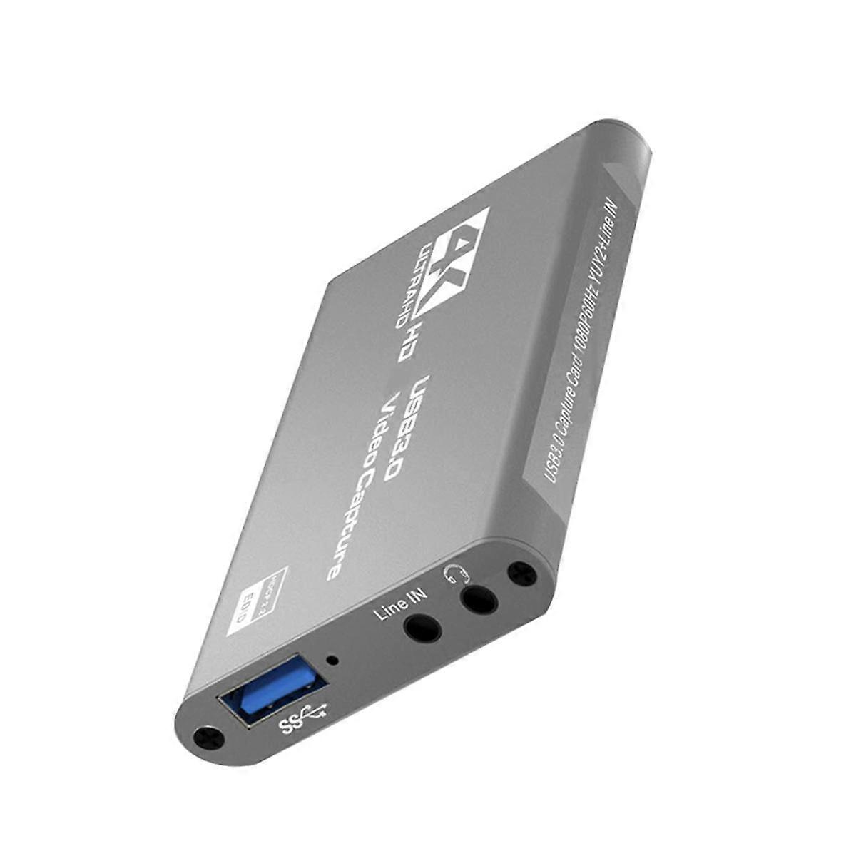 4K -Compatible Video Capture Card Loop Out for Game Recording Live Streaming 1080P Grabber for /5 S