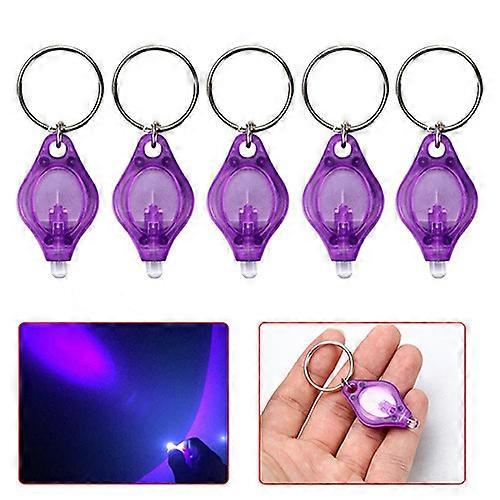 10 Pack Mini Keychain Flashlight Ultra Bright Led Key Ring Light Torch