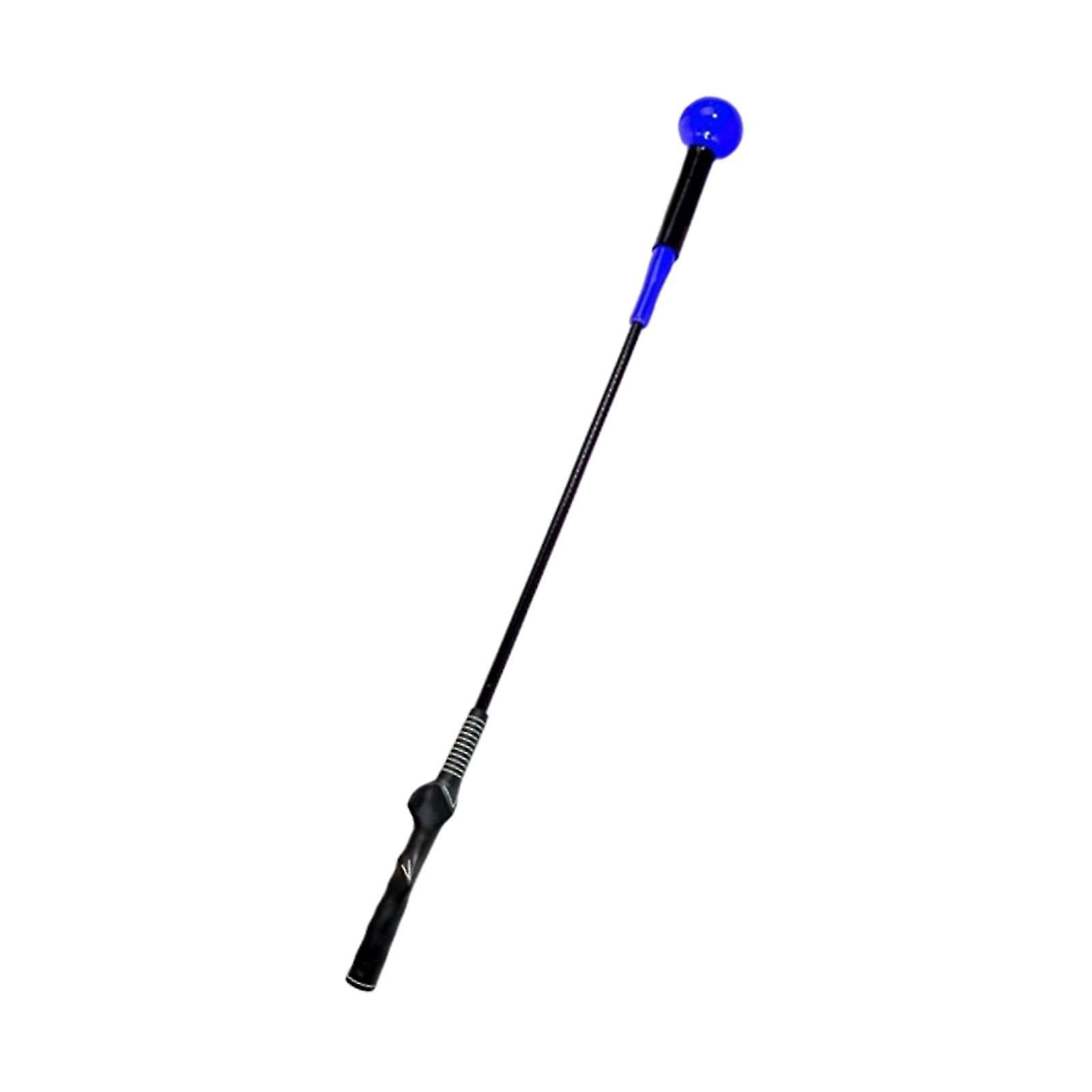 Golf Swing Trainer Training Aid Exercise Portable Nonslip Grip Warm Up Stick Black
