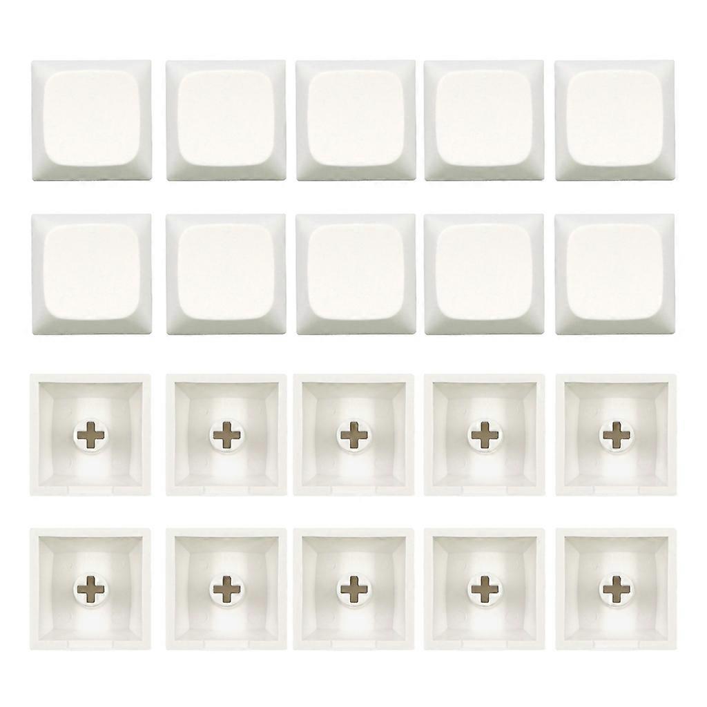 20PCS XDA Profile 1U 1X No Engraved PBT Blank Keycap for Mechanical Keyboard