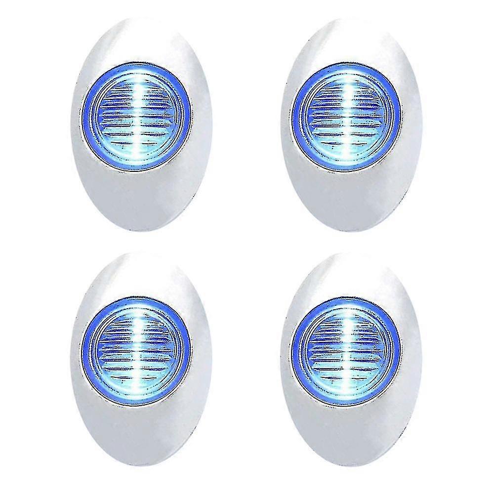 4pcs Oval Led Boat Light Transom Stern Deck Boat Light Navigation Marine Lights