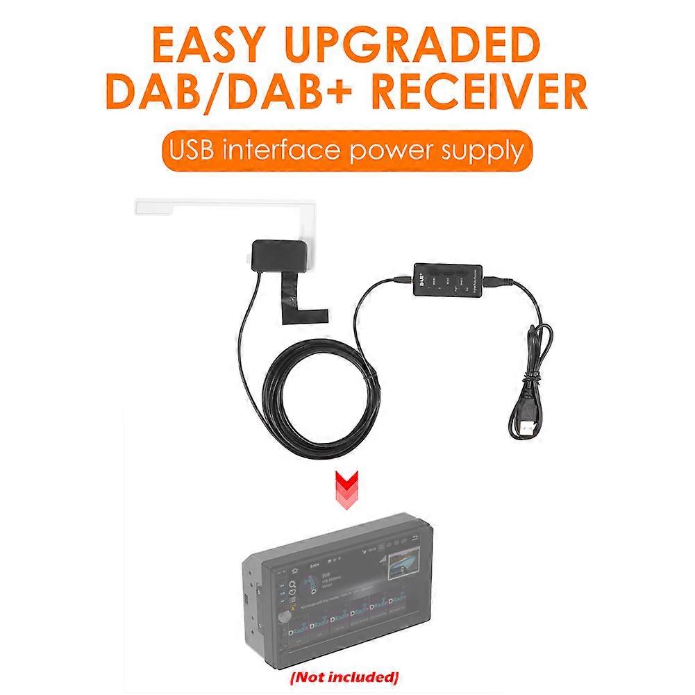 Digital Antenneadapter For Bilstereo DAB + Bilantenneadapter Biltilbehør