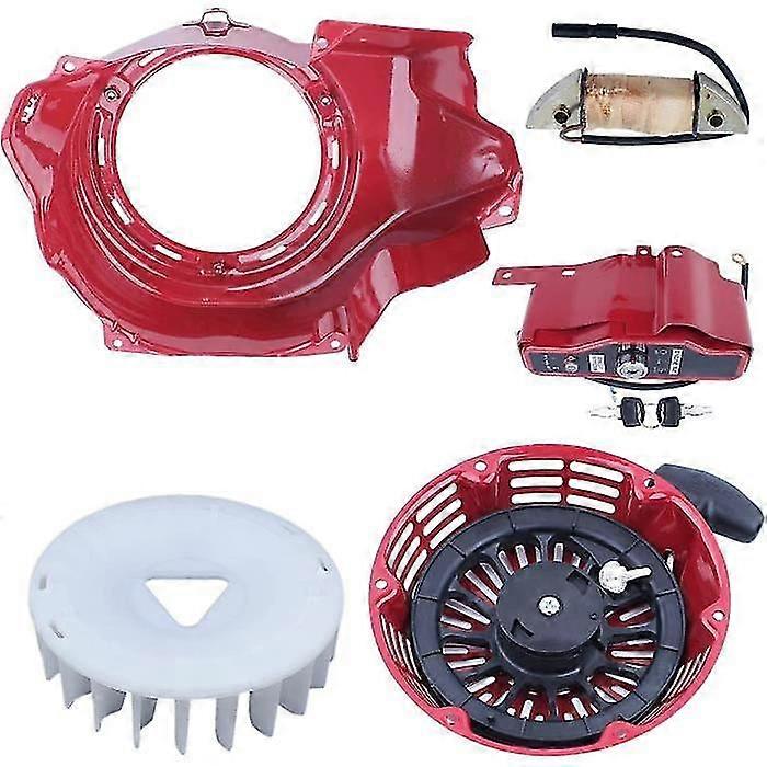 Recoil Starter Cooling Fan Cover Shroud For Honda GX340 GX390 11HP 13HP GX 340 3 Recoil Starter Cooling Fan Cover Shroud For Honda GX340 GX390 11HP 13HP GX 340 3