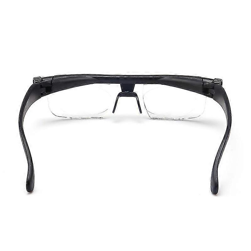 Portable Adjustable Strength Lens Glasses Variable Focus Distance Vision Zoom
