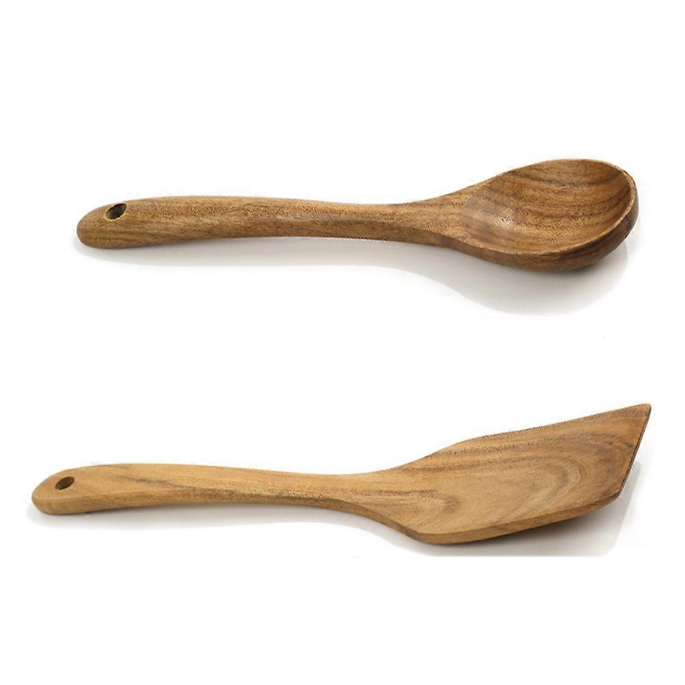 2PCS Teak Household Kitchenware