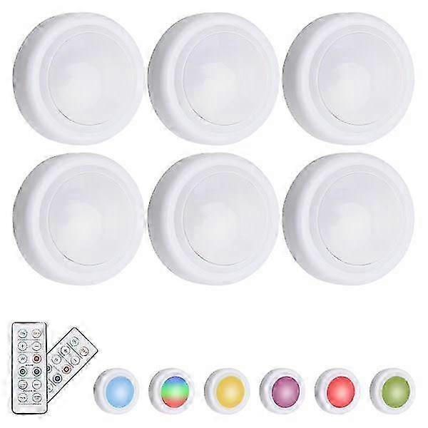 LED spotlights with remote control - Wireless MultiColor 12-pack JKW