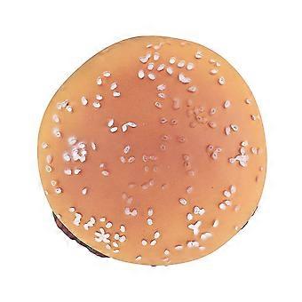 Pet Toy Squeaky Hamburger Shaped Food Play Toys for Puppies and Dogs