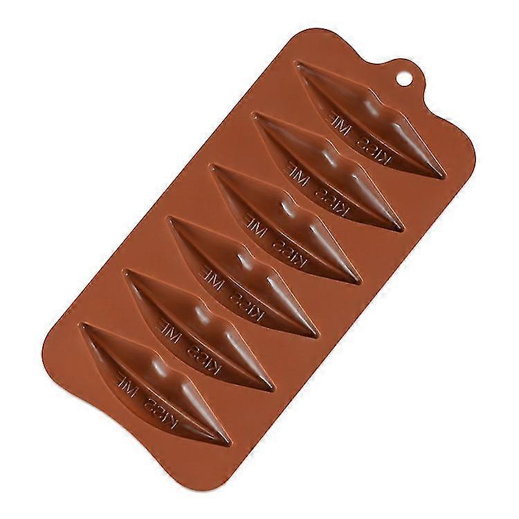 ECELEN Lips قبلني (لون عشوائي) قوالب سيليكون متنوعة ، قالب سيليكون من الدرجة الغذائية للشوكولاتة ، الحلوى ، الهلام ، مكعبات الثلج.