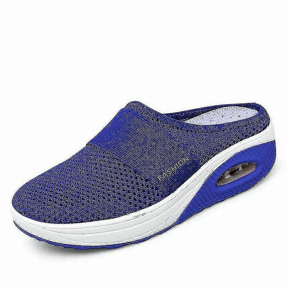 Perna de aer Slip-on Pantofi de mers pe jos ortopedice diabetici non slip de mers pe jos pantof