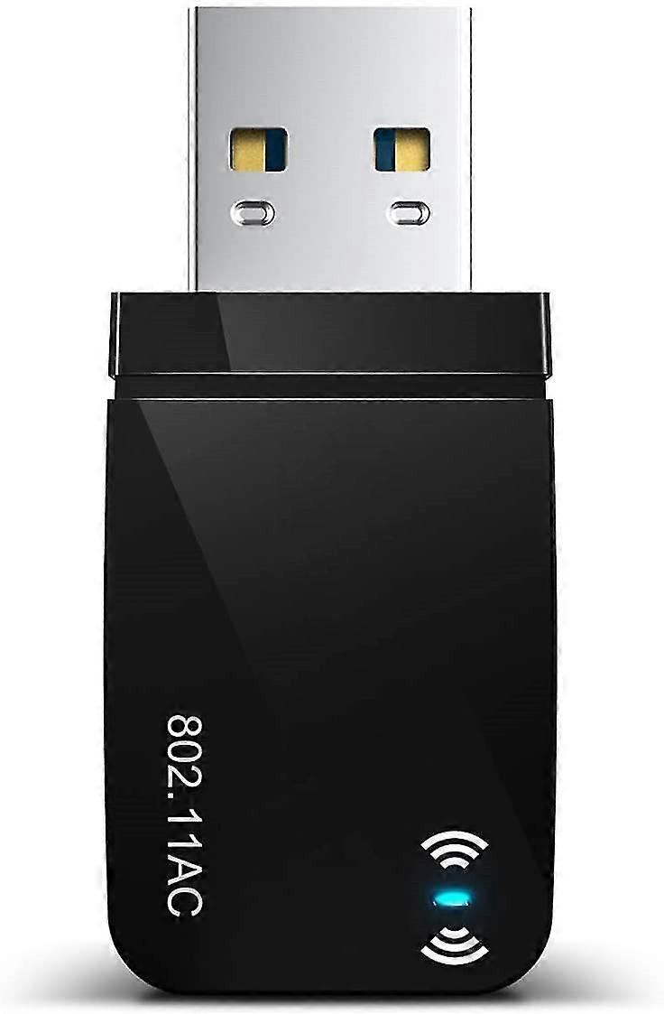 Z 1300mbps USB 3.0 Wireless Wifi Adapter für PC, USB Wi-Fi Dongle Ac Mini Netzwerkadapter 802.11ac 2,4 GHz / 5 GHz Eingebaute Antenne für Windows 10 / 7 / 8 / 8