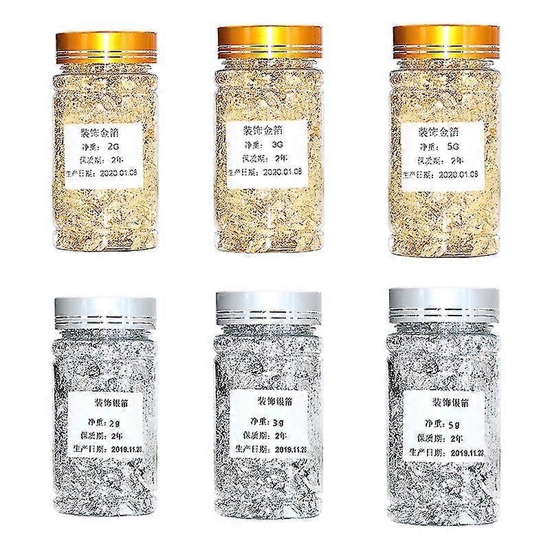 Jedlá trieda Zlatý list Schabin Vločky 24k Zlaté dekoratívne jedlá Umelecké zdobenie