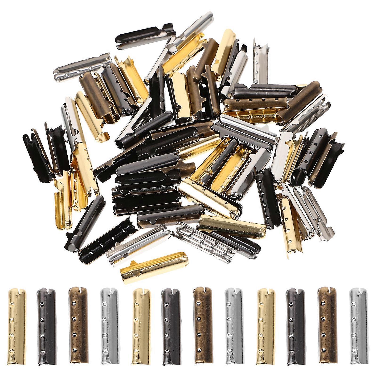 80 Pz Bianco Lacci Delle Scarpe Lacci Delle Scarpe Punte Di Riparazione Scarpe Lacci Punte Lacci Delle Scarpe Di Ricambio Aglets Shoelace Tip Testa