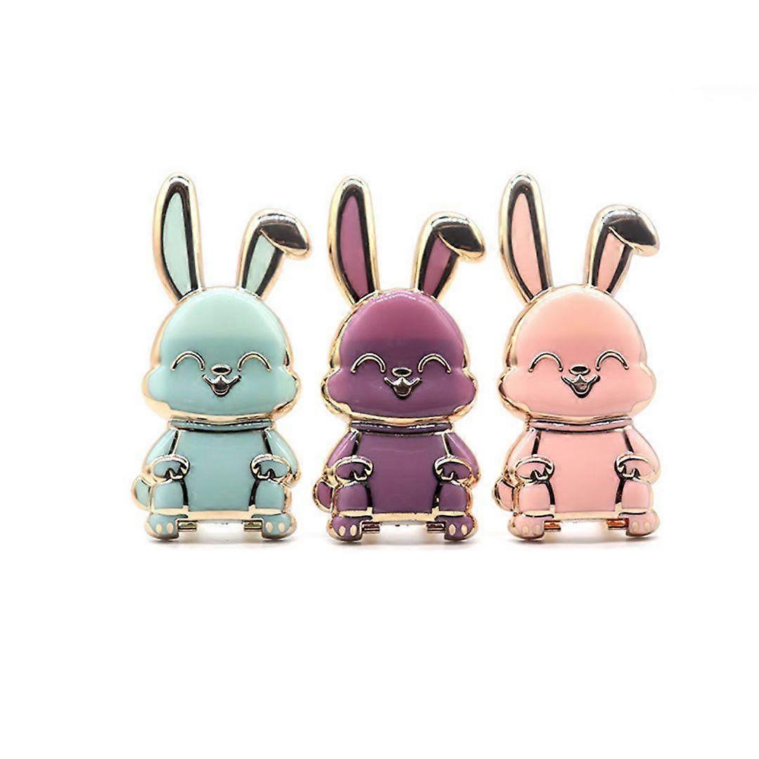 3pcs Foldable Bunny Phone Bracket, Cute Rabbit Phone Stand, Bunny Stand Phone Holder, Gifts for Birthday, Easter, Mother's Day