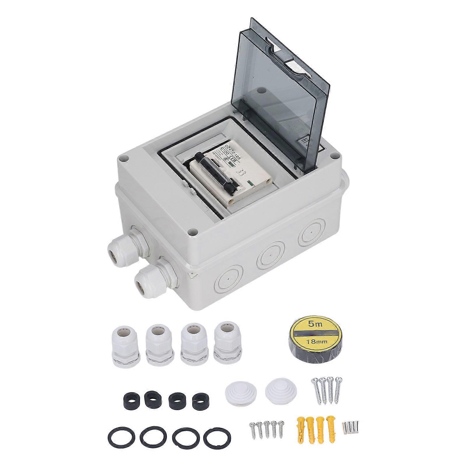 SG DC Miniature Circuit Breaker 2P 10A 1000V Disconnecting Switch IP65 Waterproof for Solar PV System