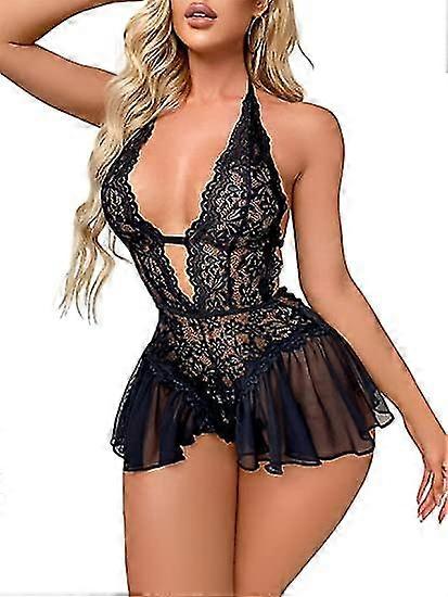 تيدي الملابس الداخلية للنساء مثير الدانتيل بودي سويت الرسن الخامس الرقبة قطعة واحدة الملابس الداخلية