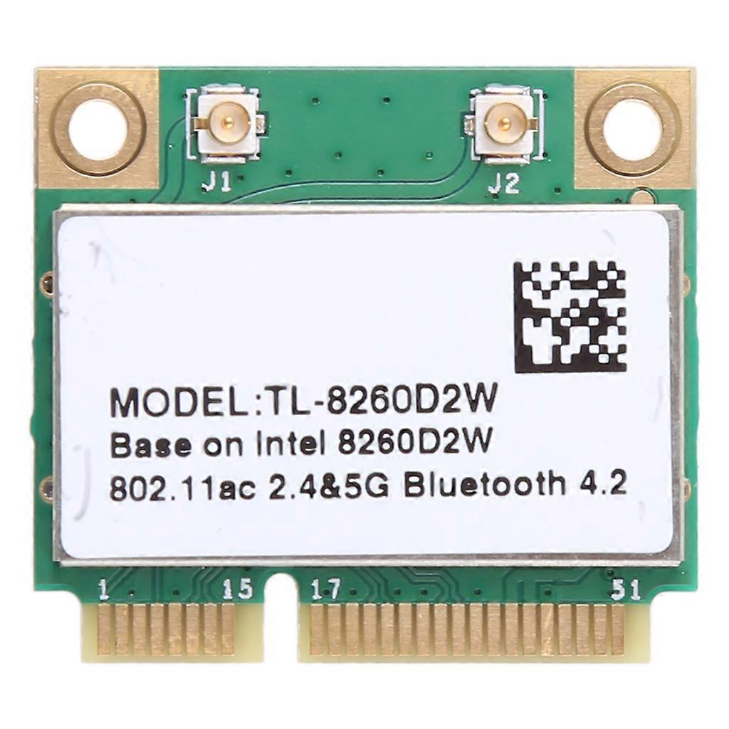 8260HMW AC Dual Band 2.4G+5G Mini PCIe Wlan Wifi Card Bluetooth-compatible Wireless Card 802.11Ac 867Mbps for Laptop Computers