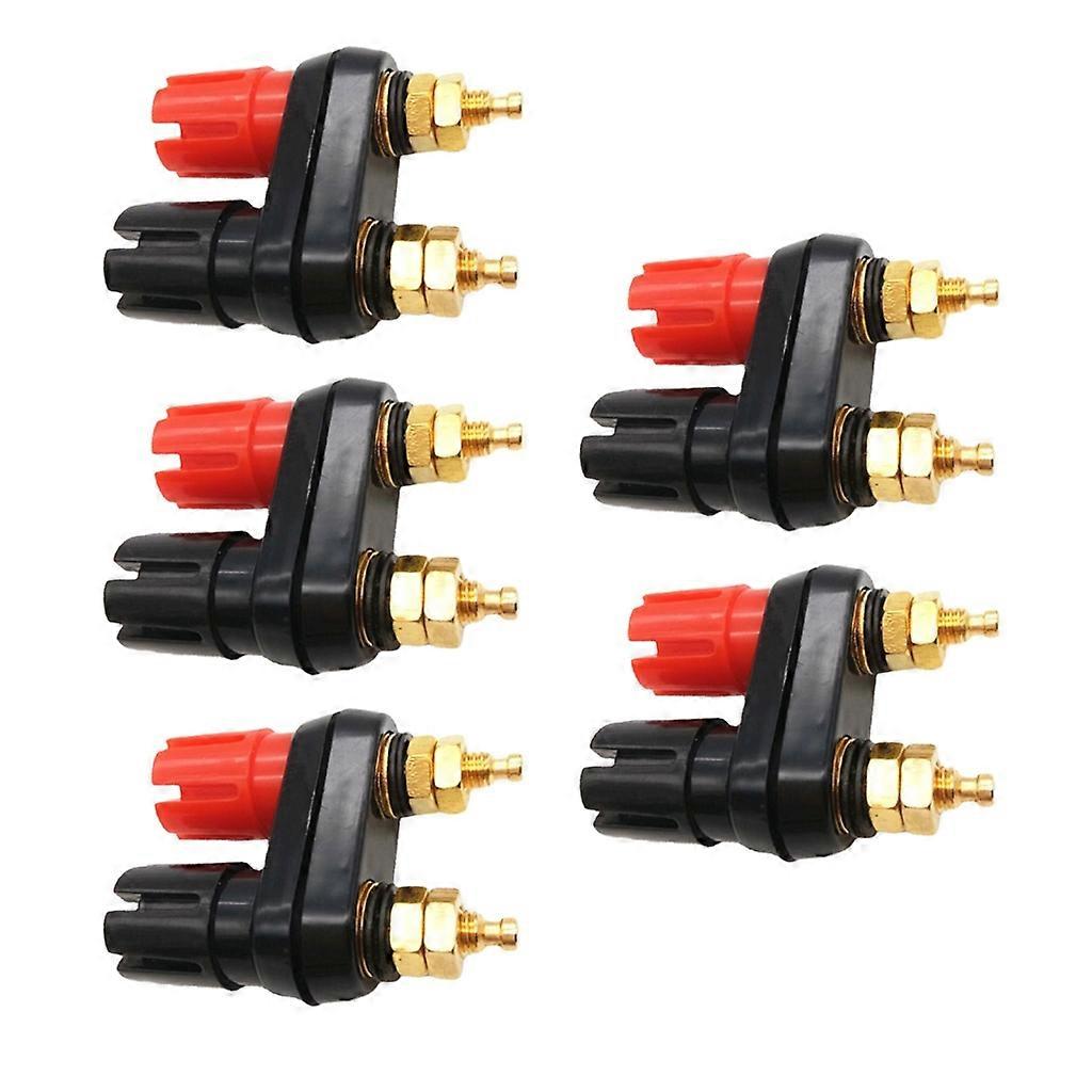 Red Black Wire Connector Electrical Binding Post Banana Audio Speaker Socket