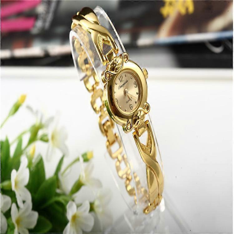 Ladies Watch Bracelet Watch, Small Dial Quartz, Gold