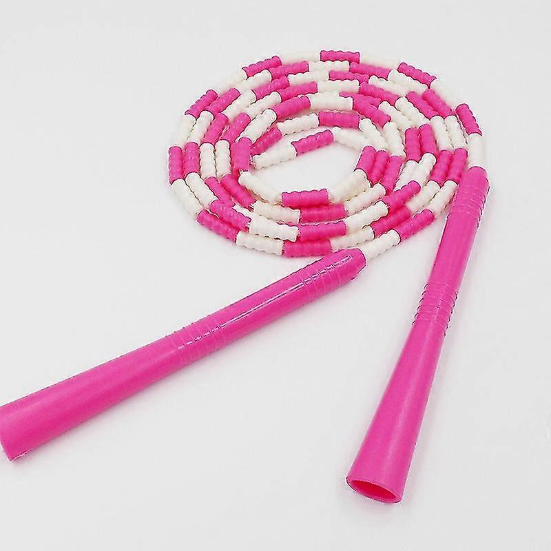 110inch(280cm) Soft Beaded Jump Rope, Justerbar Free Segmented Tangle Hoppetau for kvinner, Menn Keeping Fit Banmo