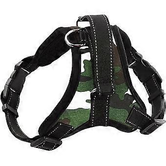 1,2 meter Husdjur Hundar Vadderade Inga dragkablar Koppel och låsbar sele Västsats med handtag Justerbar Heavy Duty sele för medelstora hundar Car Trave