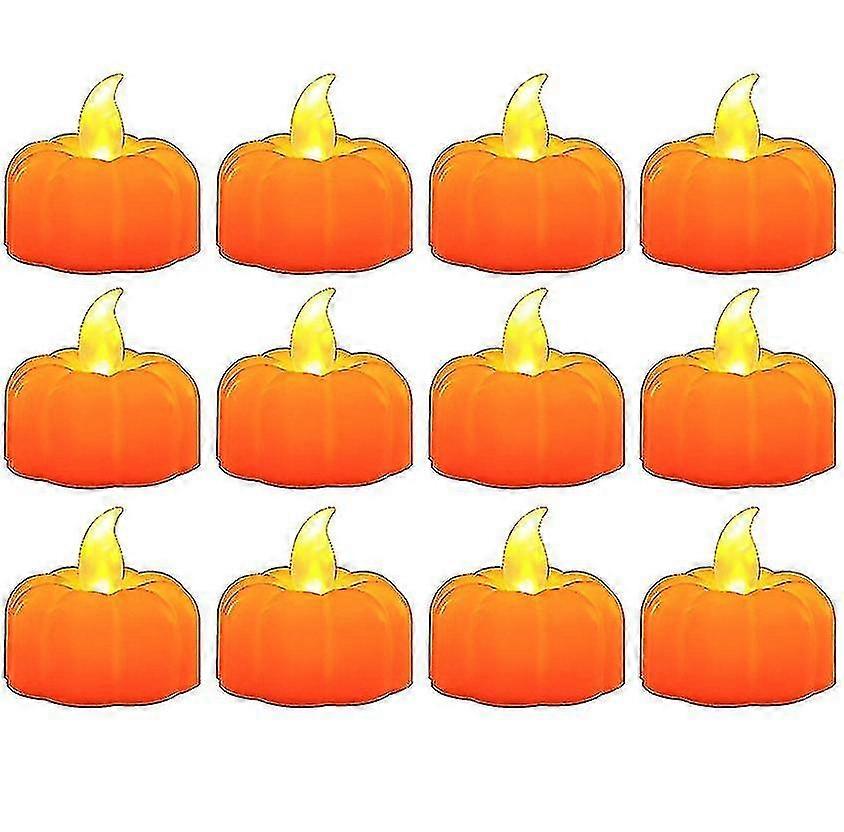 Halloween 12 Pack Led Pumpkin Lights