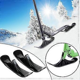 Hochwertiger 2-teiliger Schneeschlitten-Skiroller-Umbausatz Verwandeln Sie Ihren Tretroller in einen Schneeroller