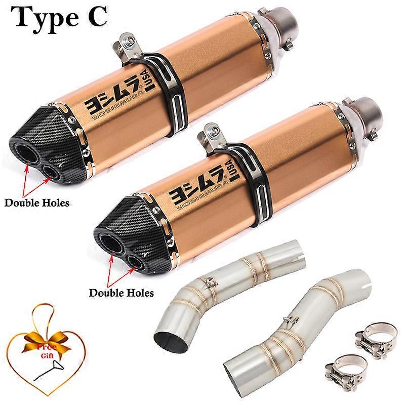 Sistema de Escape para motocicleta, silenciador modificado para Yamaha YZF R1 MT-10 R1M 2004 2005 2006