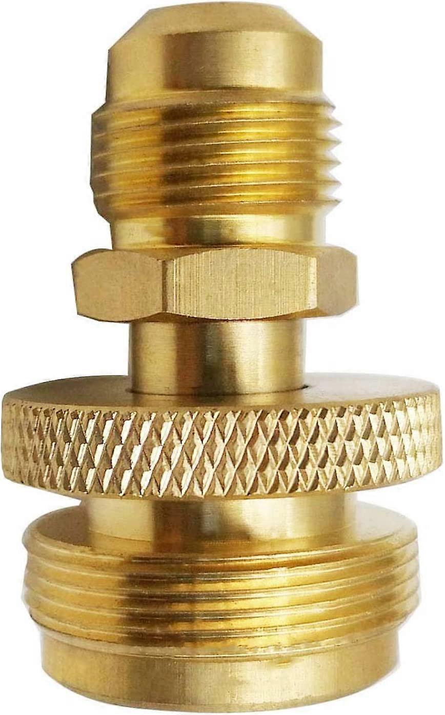 Portable Camping Grill Stove Parts 1lb Propane Tank Cansiter Regulator Adapter Connection Convert to 3/8" Male Flare