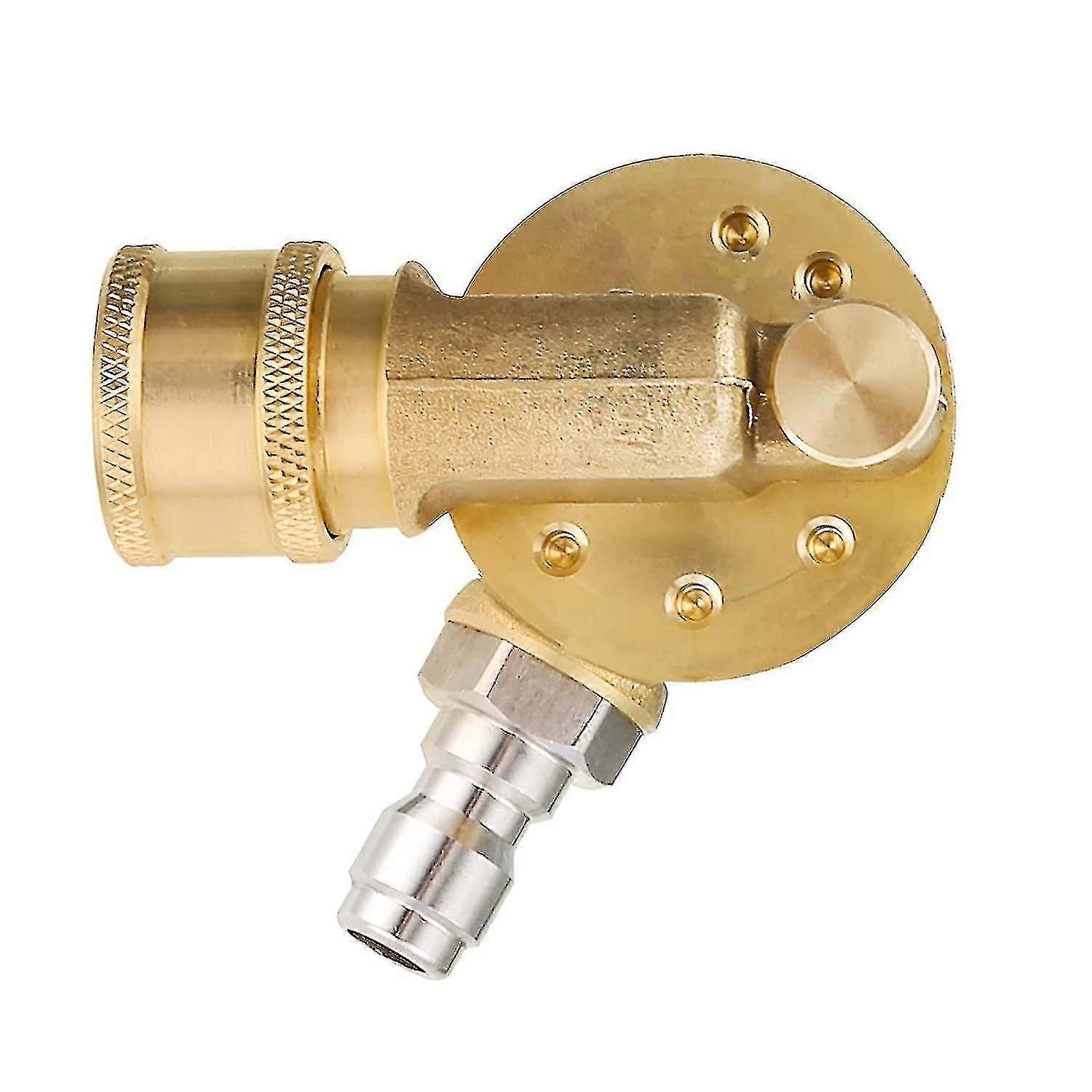 Gutter Cleaner Attachment Pivot Coupler High Pressure Nozzle 240 Degree Swivel 1/4" Quick Connect 4500 Psi