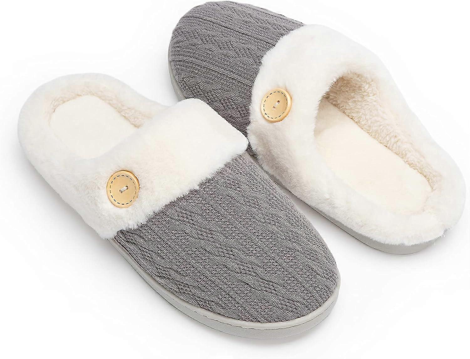 Liangnv Womens Slipper Warm Comfy Memory Foam House Slippers