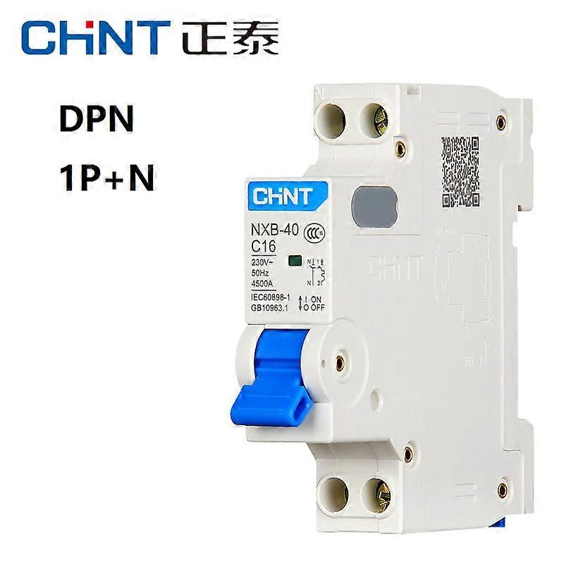 CHINT NXB-40 DPN 1P+N 6A 10A 16A 20A 25A 32A 40A 220V 230V 50HZ Miniature Circuit breaker MCB NEW DZ267