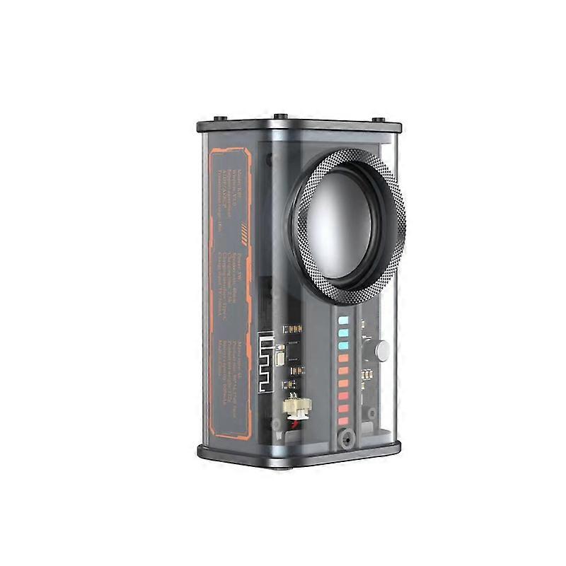 TONLISH K07 Transparent Cyberpunk Mecha TWS Wireless Bluetooth Speaker Sound Light Rhythm Subwoofer Built-in Noise Reduction Mic