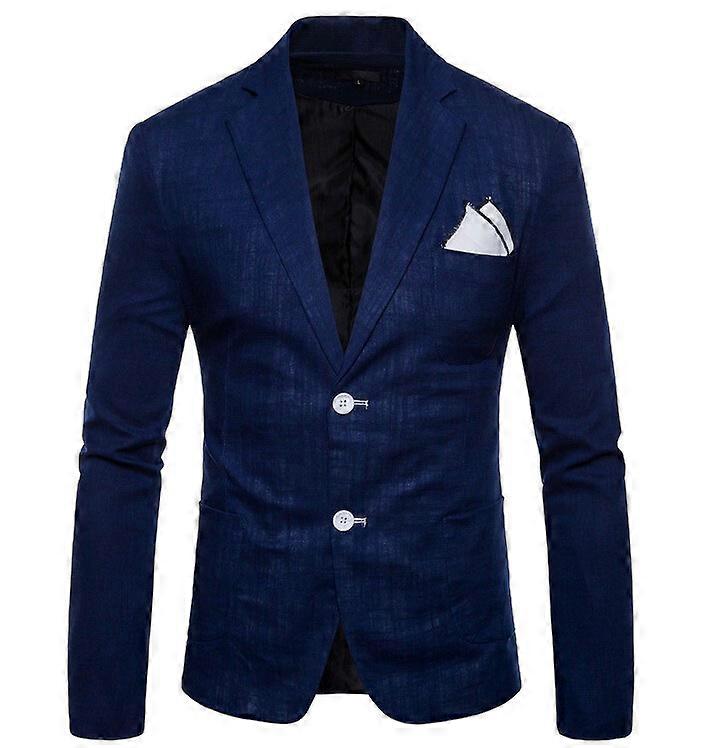 Men's Two Button Blazers, Lightweight Casual Suit Jackets