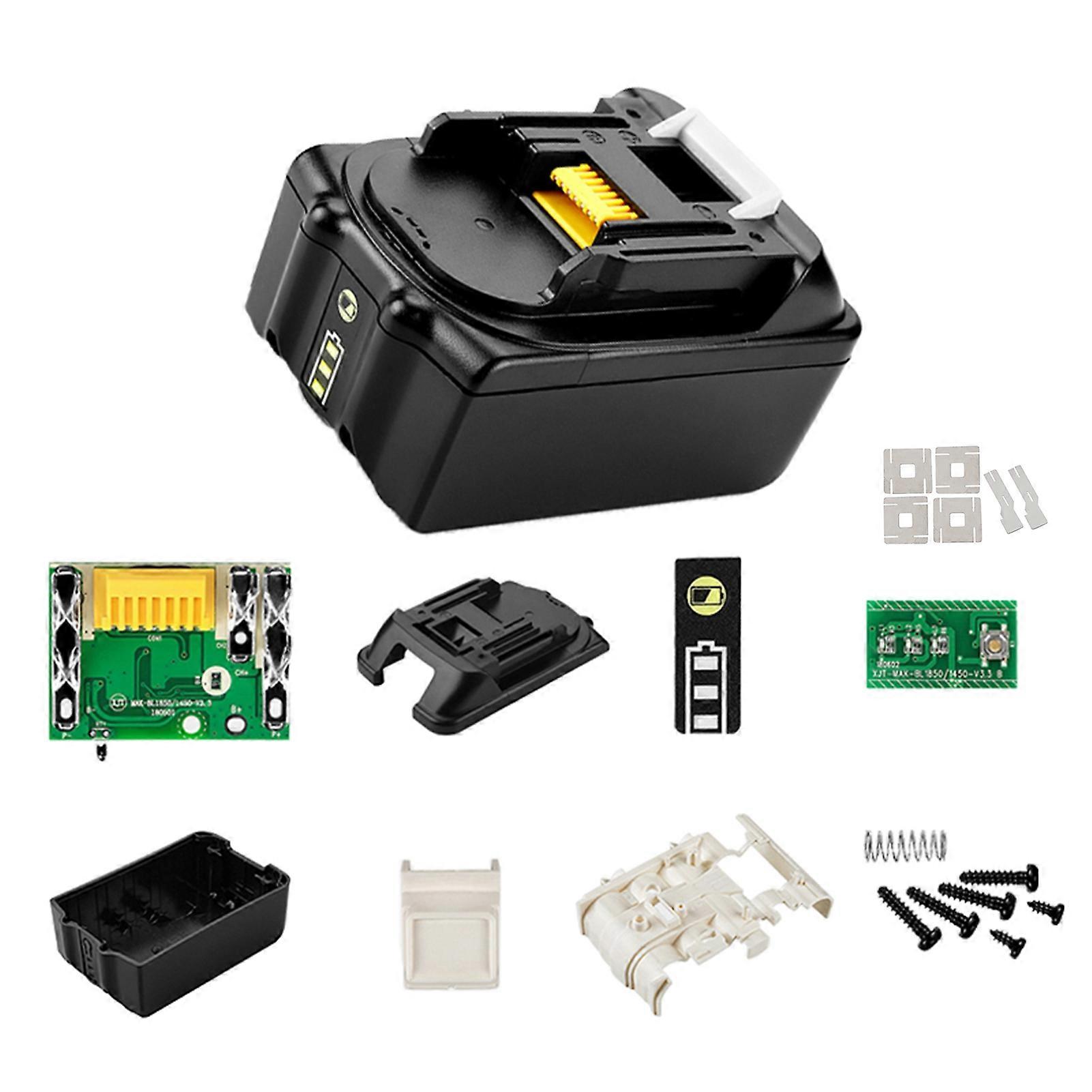 Battery Case Kit Replacement for Makita BL1830 with PCB Circuit Board Power Tool JIKAIX