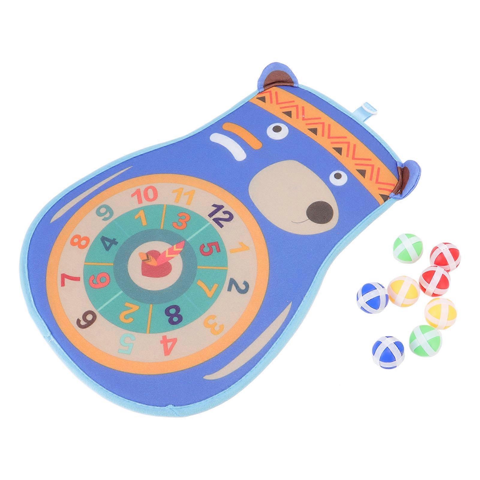 Dart Sticky Ball Board Pedagogisk Dobbeltsidig Cartoon Fun Parent Child Interactive Innendørs Dartboard Leker