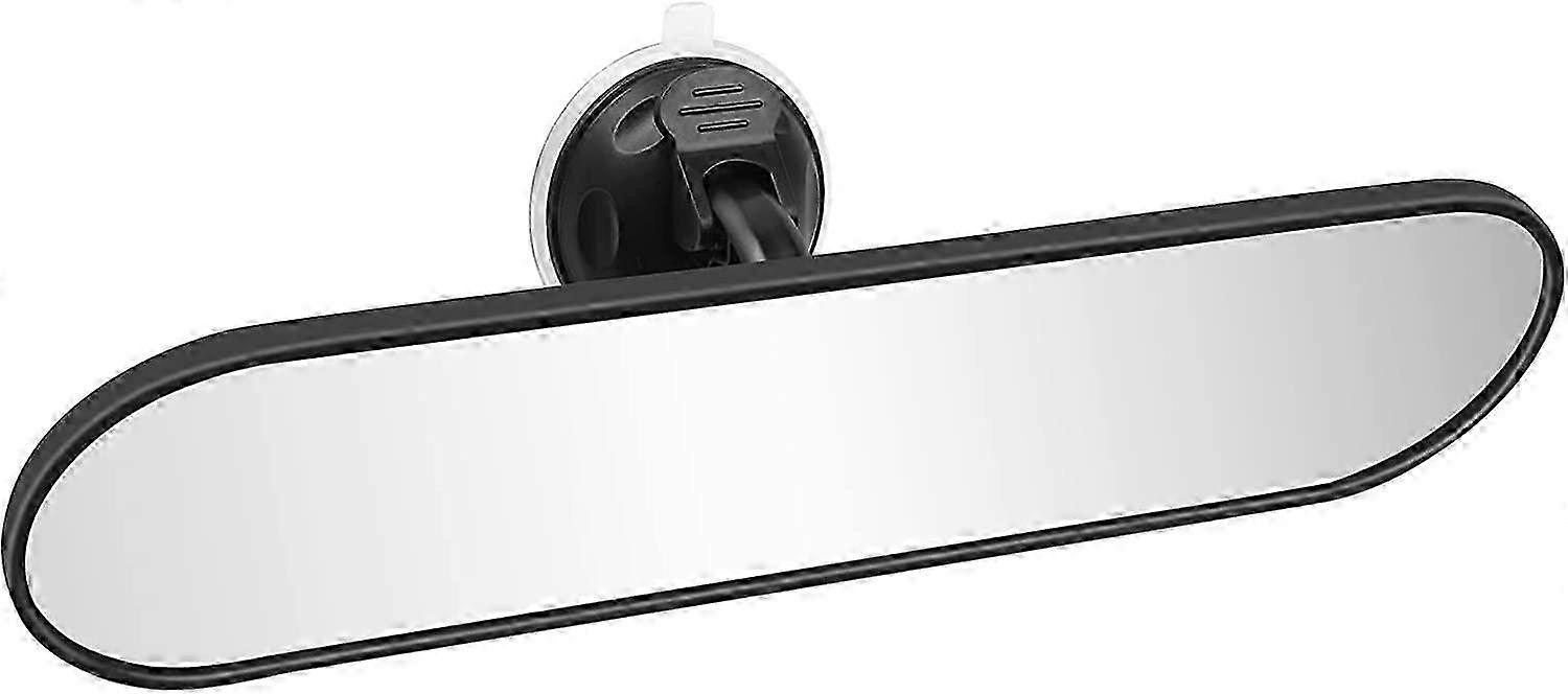 Car Rearview Mirror, Universal Car Interior Rearview Mirror with Suction Cup, Wide Angle Rearview Mirror Auto  New Model  