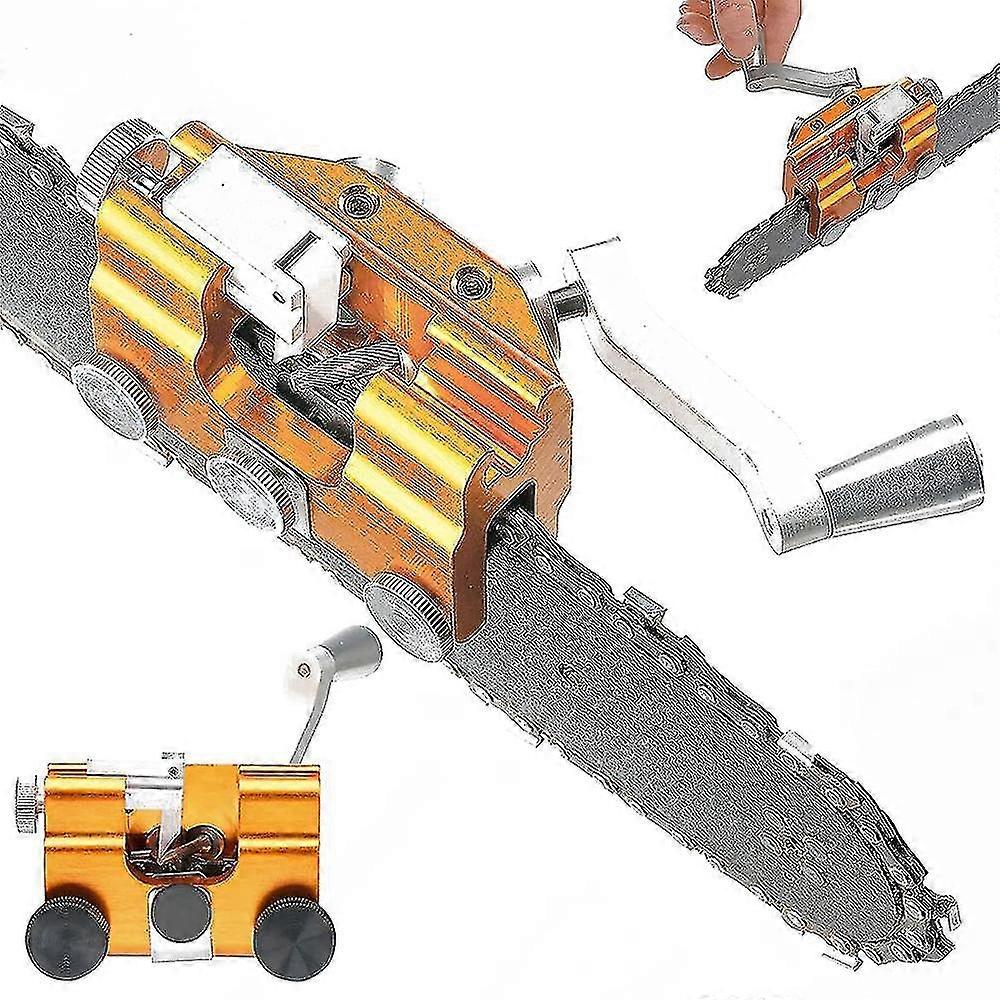 Portable Manual Chainsaw Chain Sharpener For Sharpen Chainsaw With The Hand Crank
