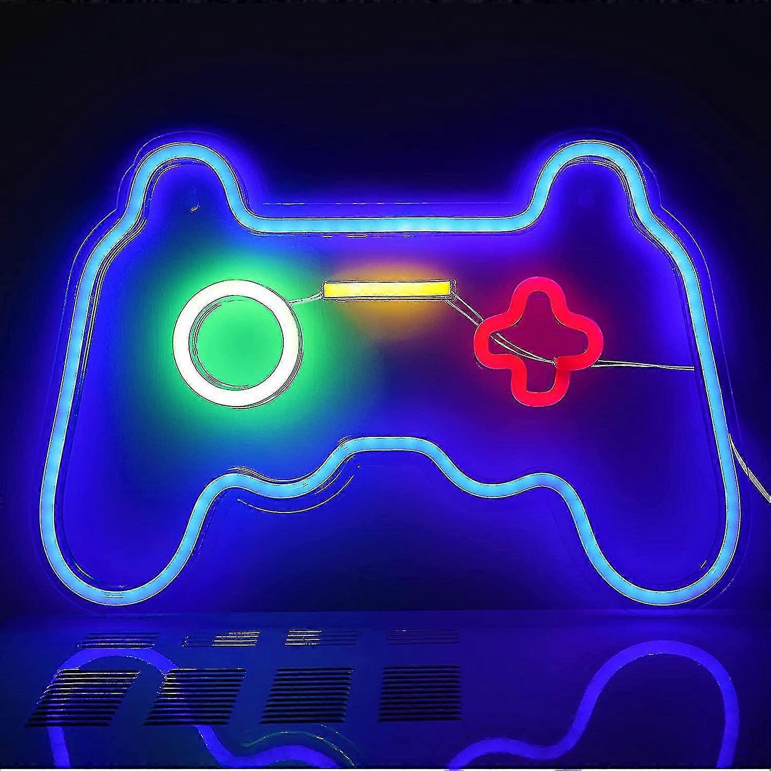 Game Neon Signs Led Neon Lights - - Lumière de nuit au néon murale Led alimentée par USB