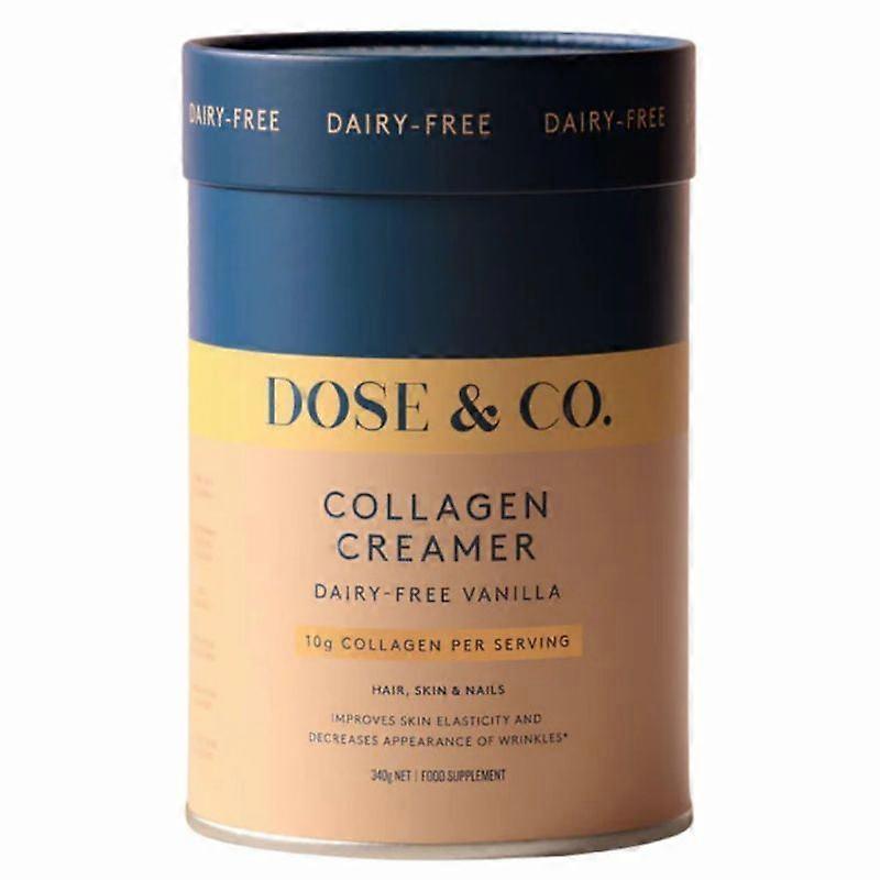 Dose & Co Dairy Free Collagen Creamer Vanilla 340g