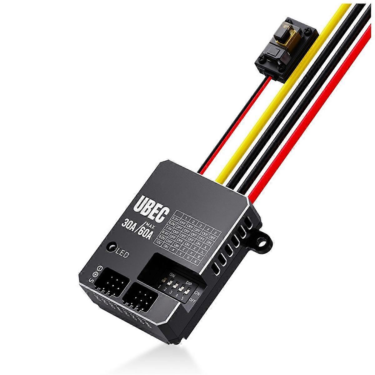 30A HV UBEC Power Voltage Regulator Module 3-18S 5.2/6/7.4/8.4/9/12V Adjustable for RC Car Accessories