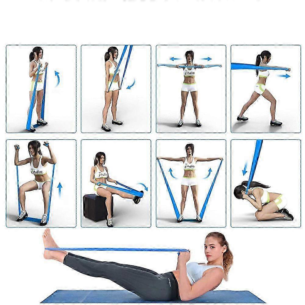 ScSPORTS Fitnessband – 2 M, Naturlatex, Für Krafttraining, Yoga & Pilates
