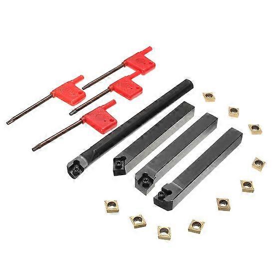 18Pcs/Set Lathe Boring Bar Holder+CCMT09T304 Carbide Inserts+Wrench Turning Tool