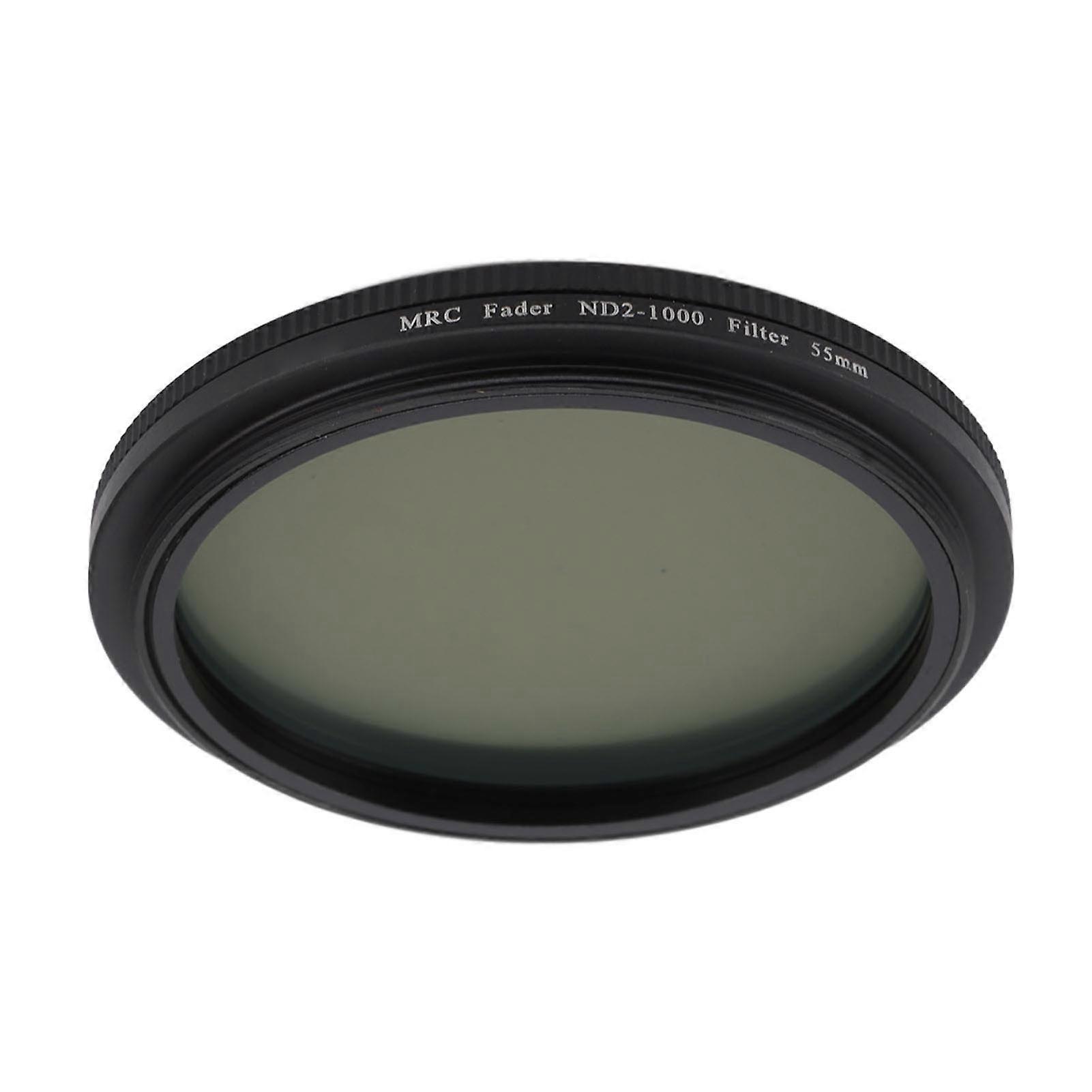 Lightdow kamera ND filter ND2 til ND1000 justerbar optisk glas kamera filter linse til optagelse af rindende vand 55mm