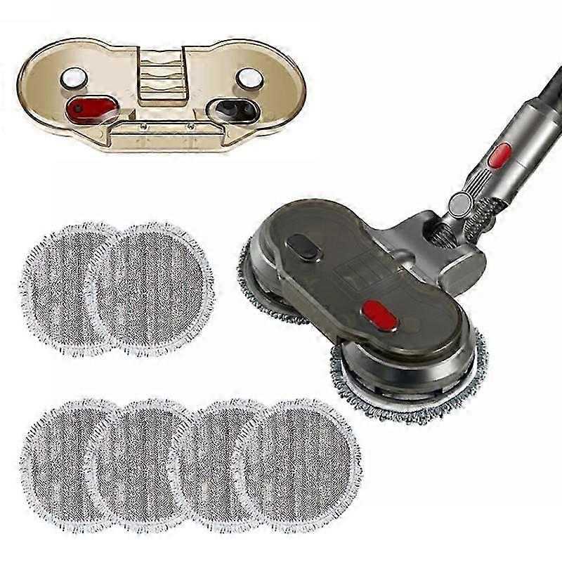 Adatto per V6 / V7 / V8 / V10 / V11 aspirapolvere elettrico mop testa di pulizia con serbatoio dell'acqua mop