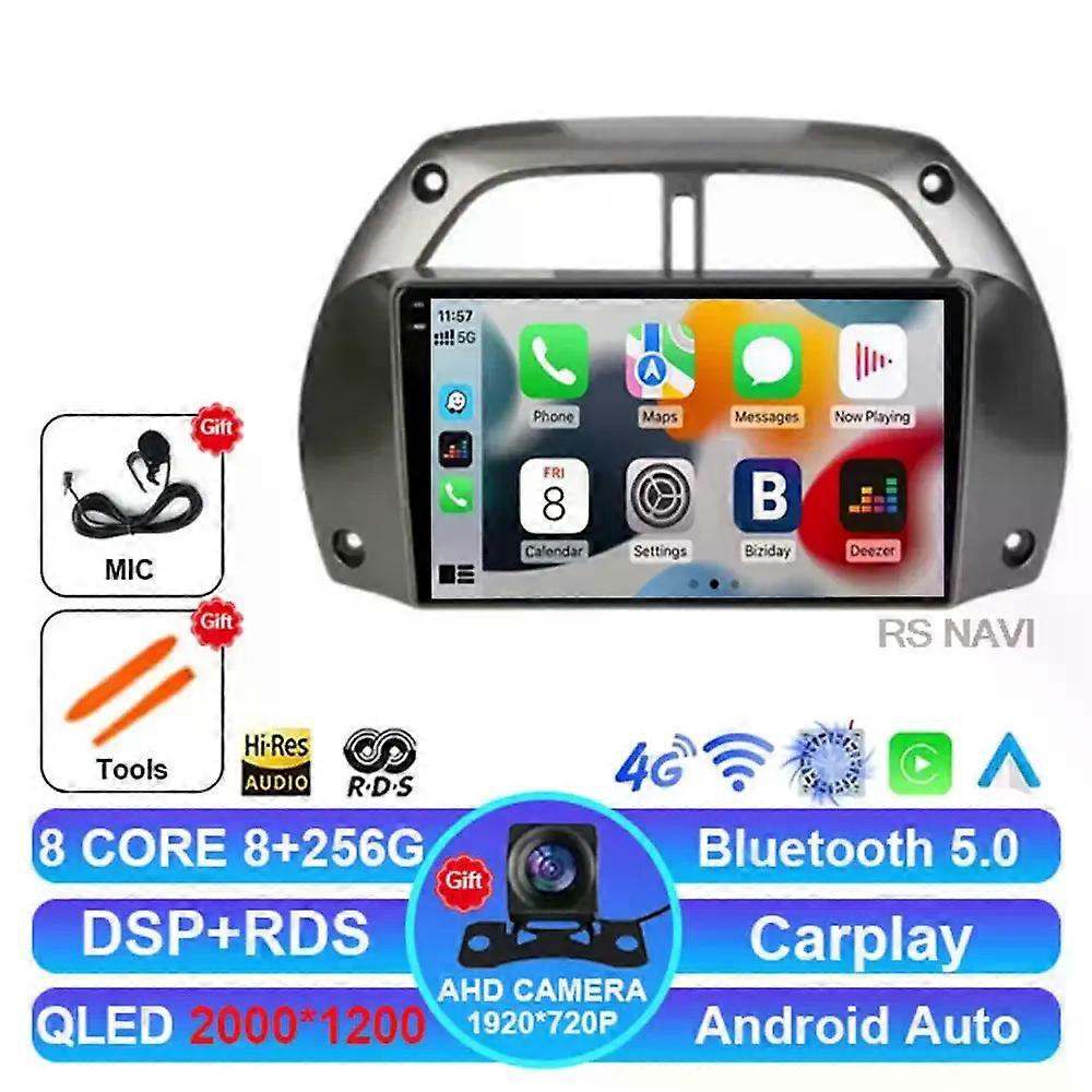 Android 14 Car Radio For Toyota Rav4 Rav 4 2001 - 2006 5g Wifi Bt Navigation Dsp Wireless Carplay Auto 2din Viedo Player Dvd Gps