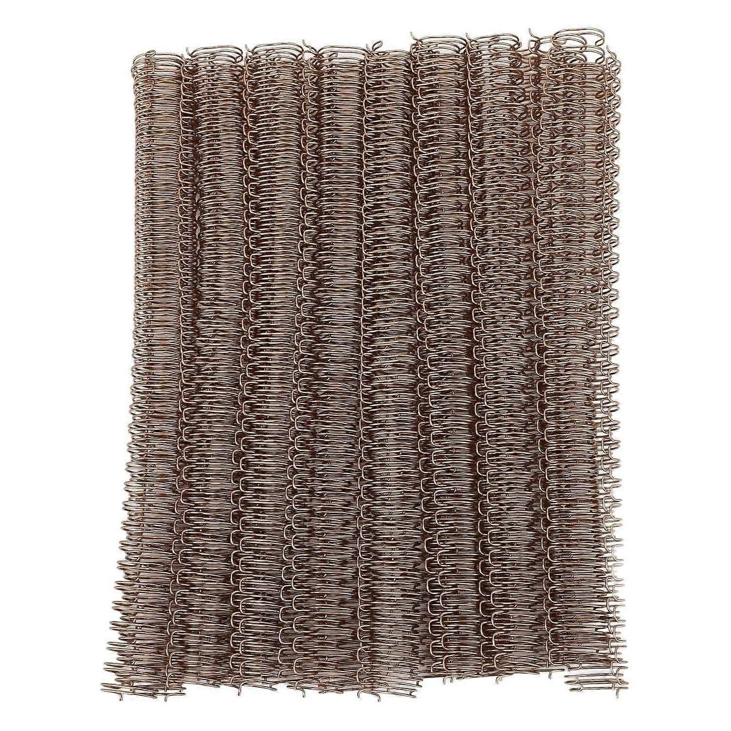 100 Stück 9/16 Zoll Drahtbindung Spines 120 Blatt Kapazität Spirale Doppelschleife Bindung Twin Loop Drähte Co